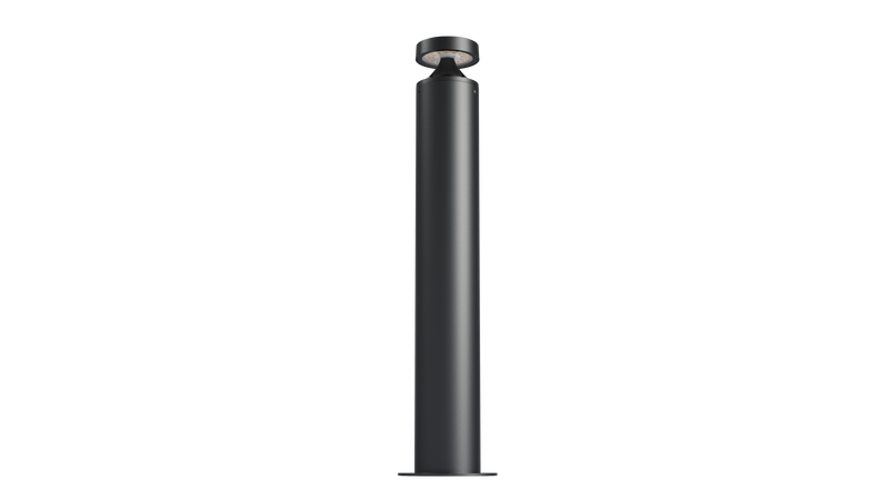 Round Bollard Light 12W 4CCT IP65 Open | Outdoor Bollard Lights | Black